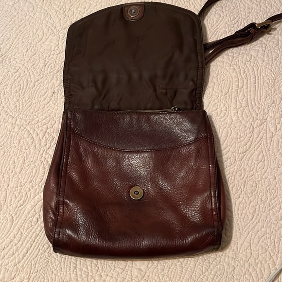 Vintage brown fossil leather bag - Picture 3 of 8